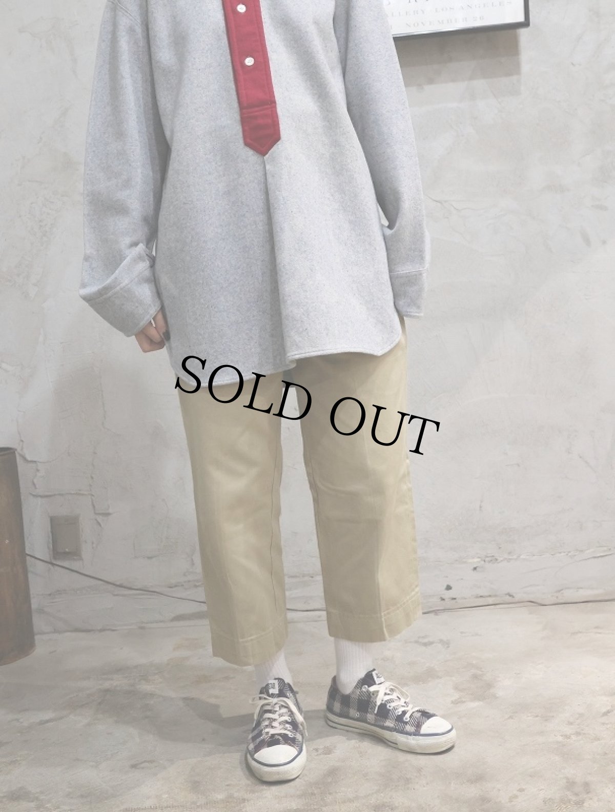 画像1: 60's U.S.ARMY チノトラウザーズ W27 (1)