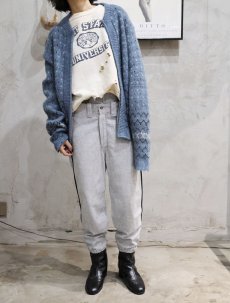 画像2: 60's SEARS SPORTSWEAR バーズアイ モヘアニットカーディガン M (2)