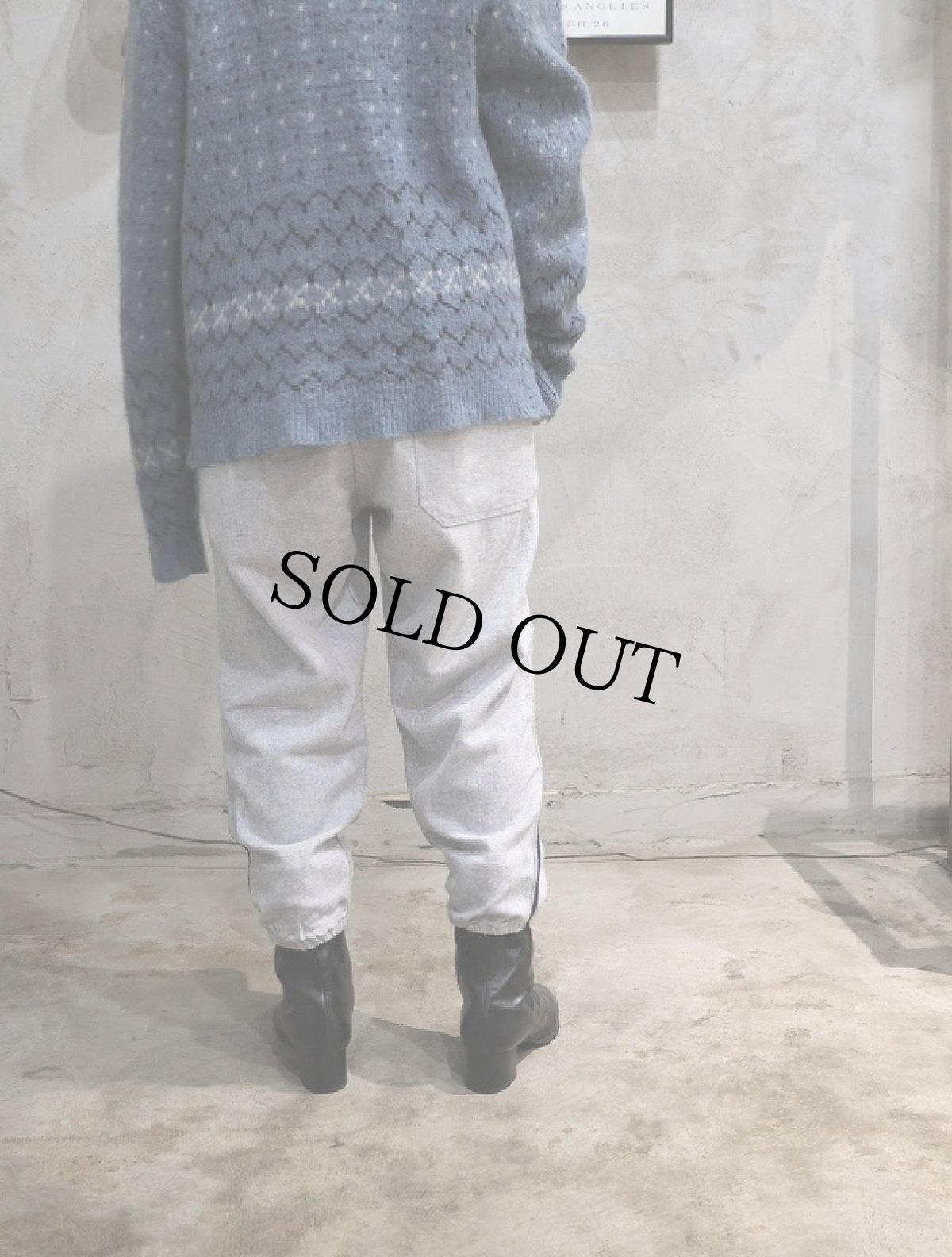 画像5: 60's〜 felco サイドライン ウールベースボールパンツ W31 (5)