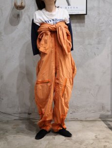 画像1: 60's U.S.AIR FORCE K-2B VERY LIGHT ORANGE FLYING SUIT MEDIUM-REGULAR (1)