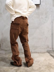 画像6: 70's PUT-ON SHOP by Sears ベロアフレアパンツ W33 (6)