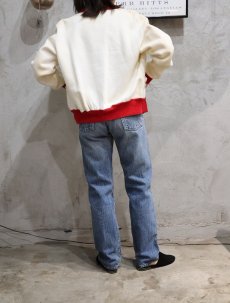 画像2: 80's Levi's 501 USA製 ストライプ柄 デニムパンツ W29 (2)
