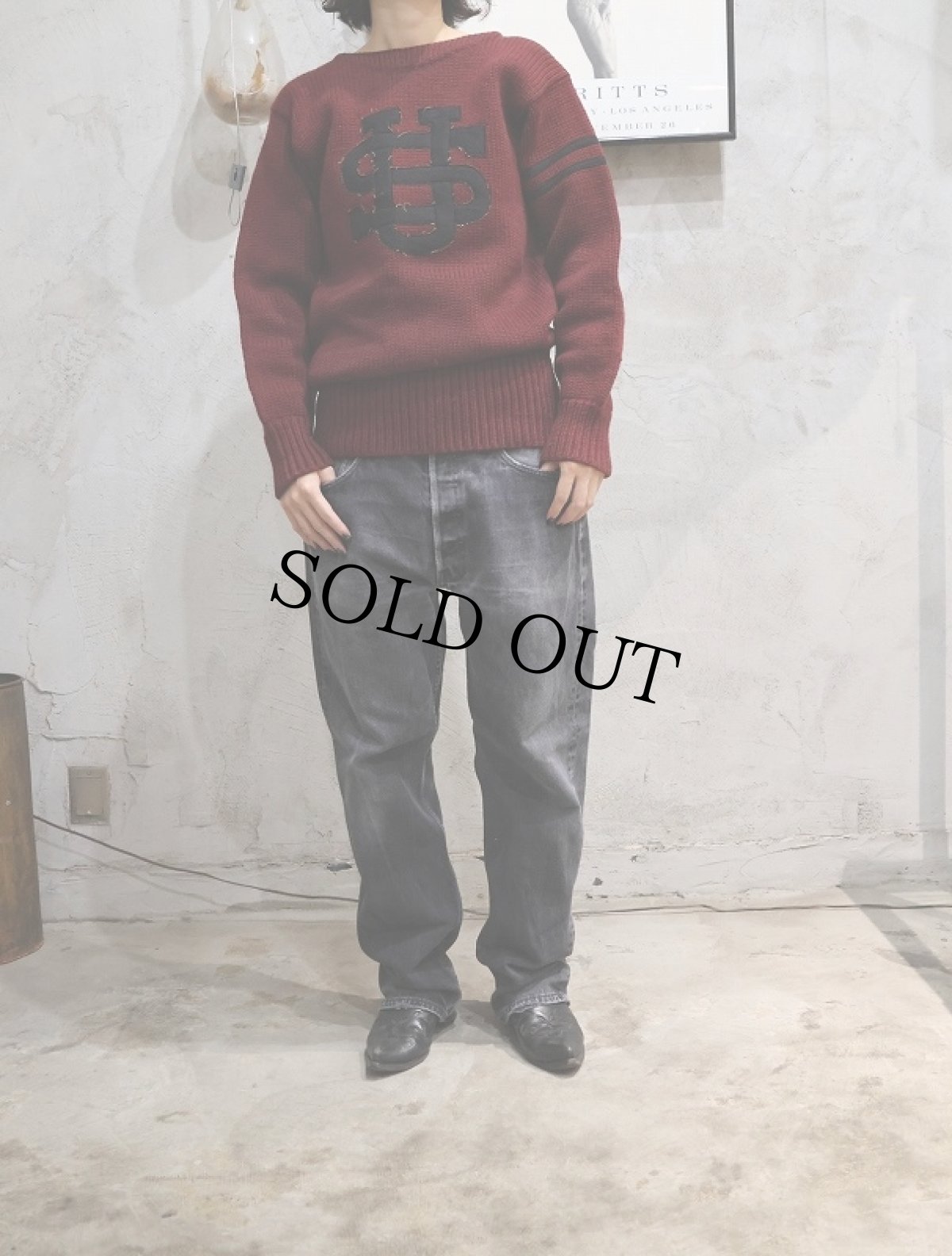 画像3: 90's Levi's 501 USA製 後染め ブラックデニムパンツ W32 (3)