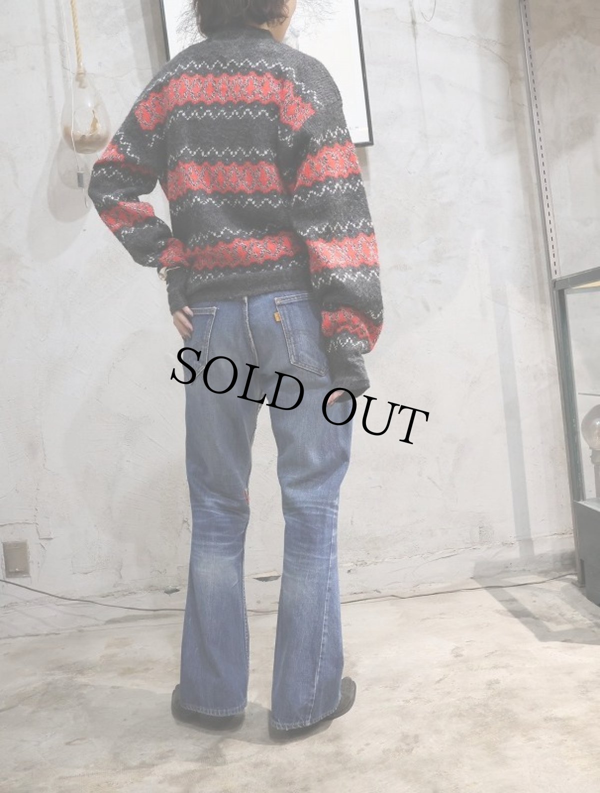 画像2: 50〜60's McGREGOR USA製 ノルディック柄 アクリルニットセーター SIZE42 (2)