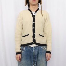 画像2: 60's SEARS SPORTSWEAR モヘアニットカーディガン M (2)