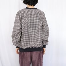 画像3: 90's JANTZEN GOLF 千鳥柄 ソフトシェルプルオーバーシャツ M (3)