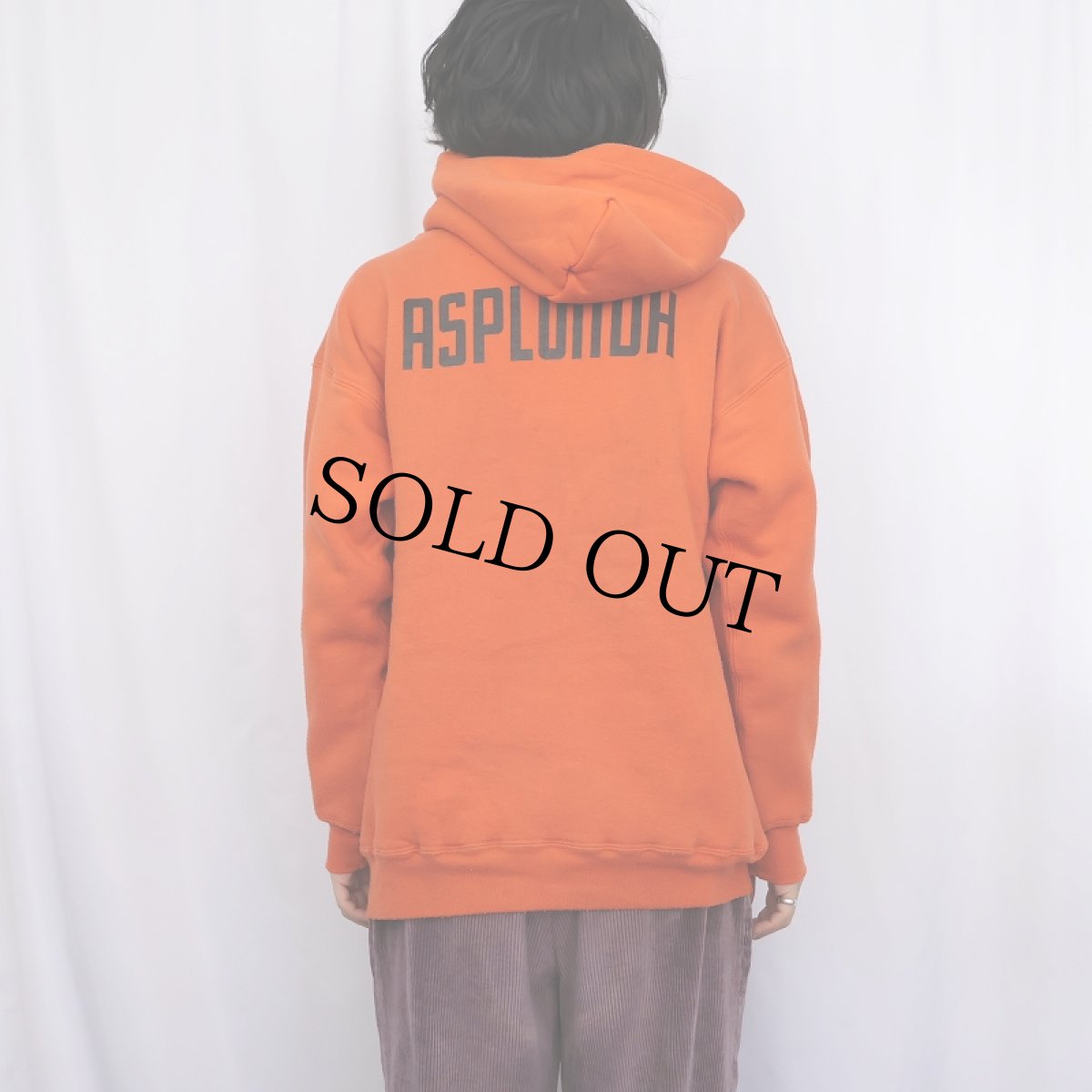 画像4: 【お客様HOLD中】80's RUSSELL ATHLETIC USA製 "ASUPLUNDH" ダブルフェイス スウェットフーディー L (4)