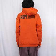 画像4: 【お客様HOLD中】80's RUSSELL ATHLETIC USA製 "ASUPLUNDH" ダブルフェイス スウェットフーディー L (4)