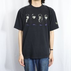 画像2: 90's THE BEATLES USA製 ロックバンドTシャツ BLACK L (2)