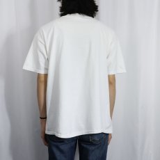 画像3: 90's 花×蝶 イラスト 大判プリントTシャツ XL (3)