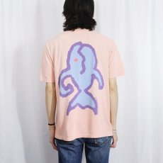 画像4: 90's GRAVITY GRAPHICS USA製 "sailfish marina" 魚イラストプリントTシャツ L (4)