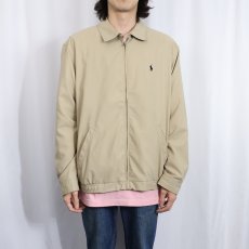 画像2: POLO Ralph Lauren ロゴ刺繍 ポリエステルイングトップ L (2)