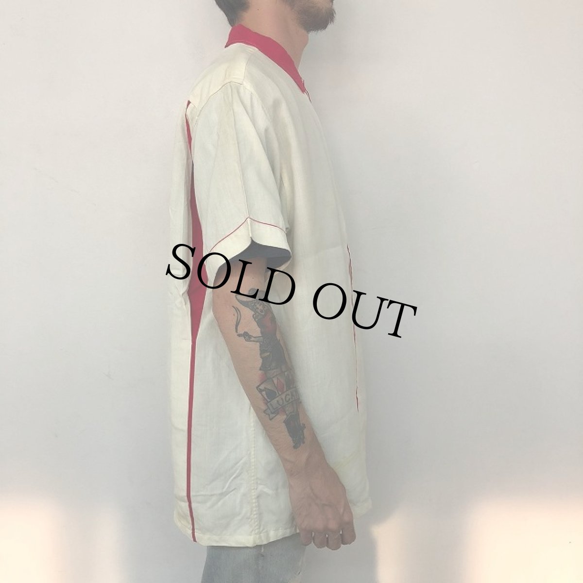 画像5: 50's Crown Prince チェーン刺繍 ボーリングシャツ L (5)