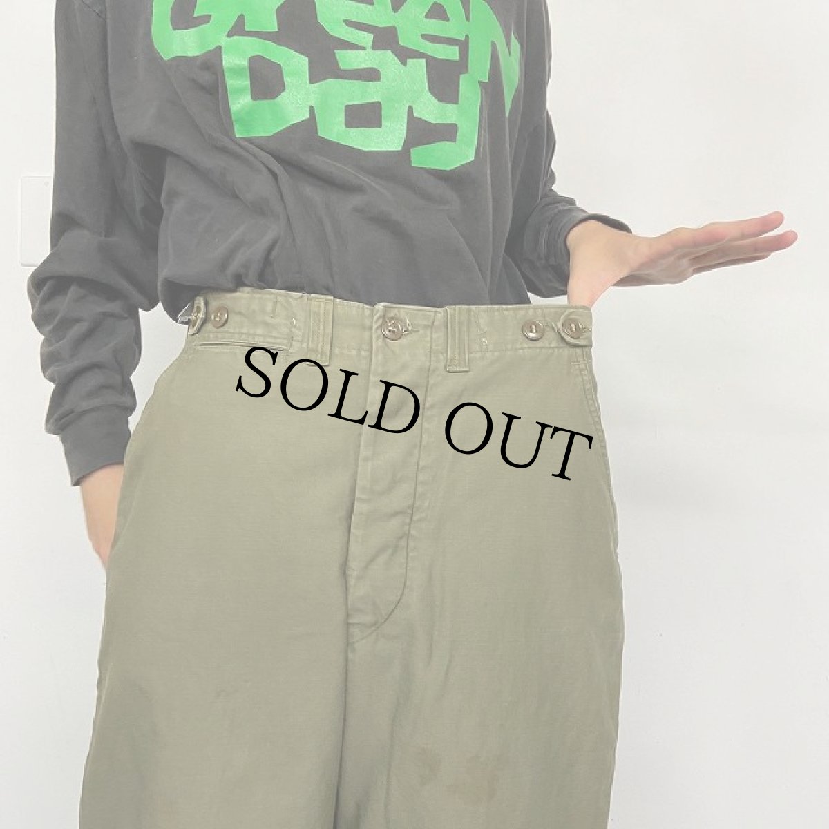 画像5: 40's U.S.ARMY M-43 フィールドパンツ W28-31 (5)