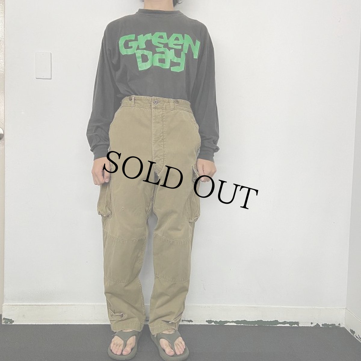 画像6: 60's French Army M-47 HBT カーゴパンツ W35 (6)