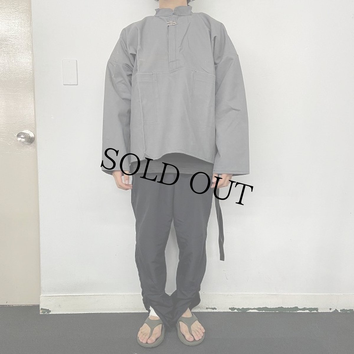 画像2: 40〜50's イタリア海軍 キャンバススモック (2)