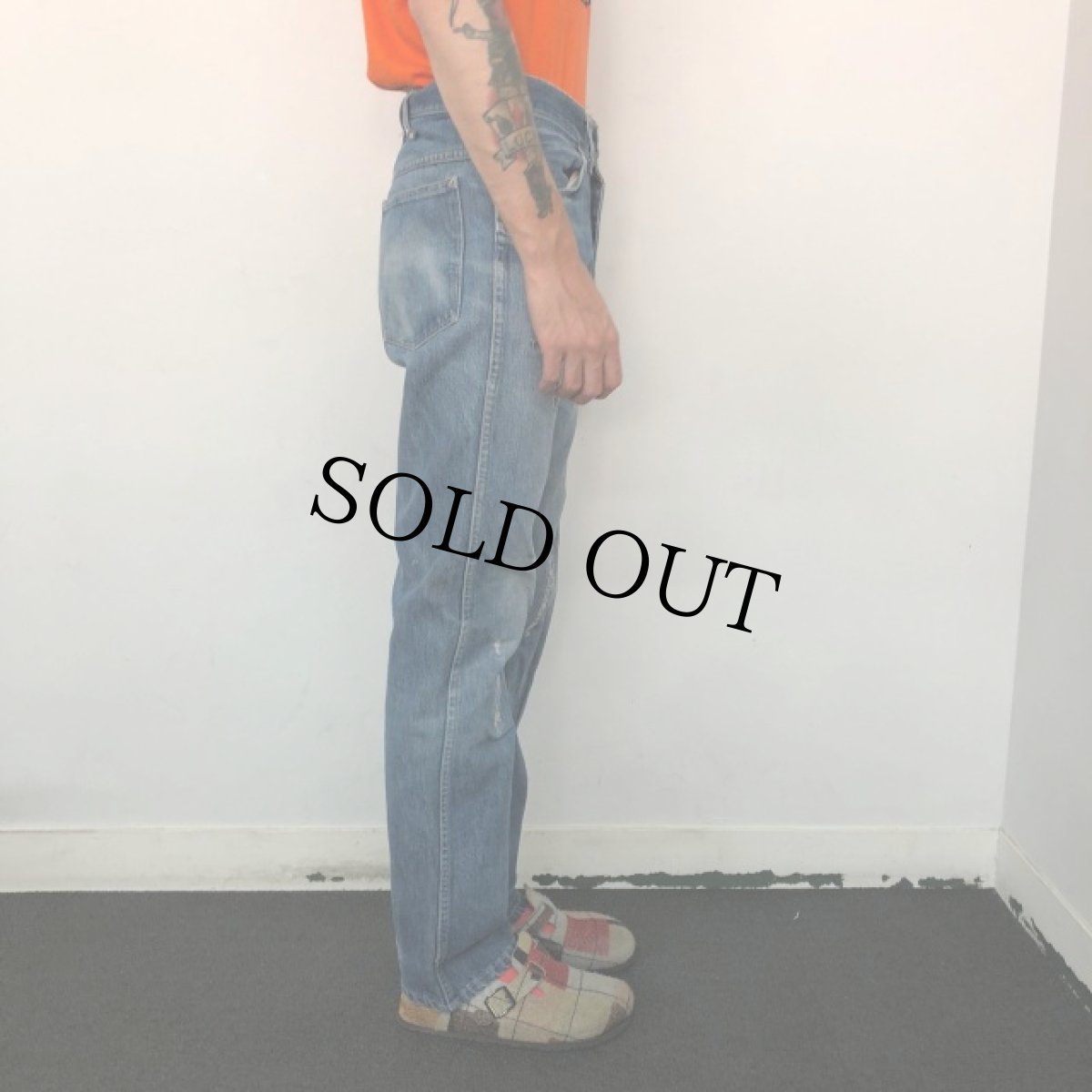 画像4: 60's〜 STORE BRAND 5ポケット デニムパンツ W29 (4)