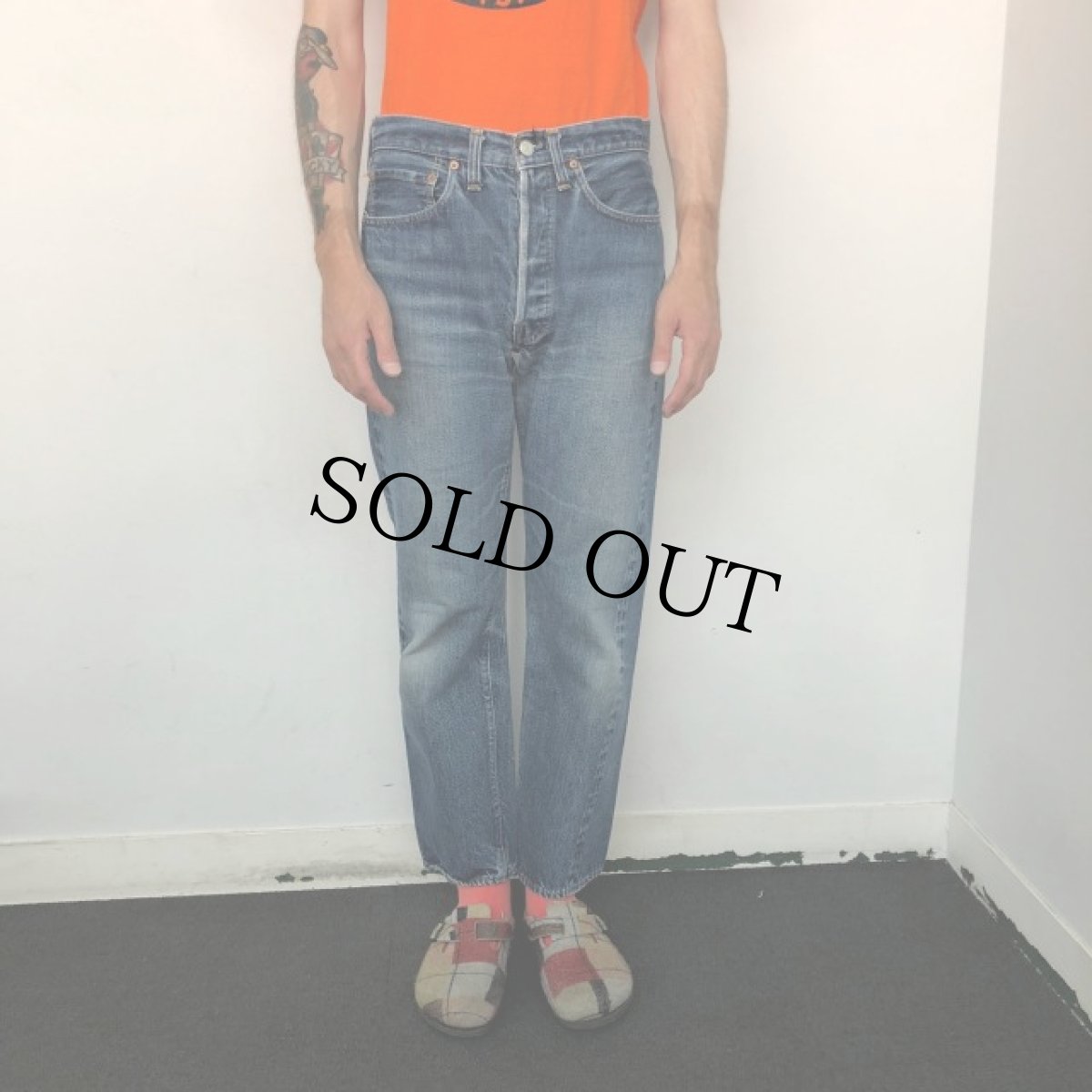 画像3: 70's LEVI'S 501 66前期 デニムパンツ W29 (3)