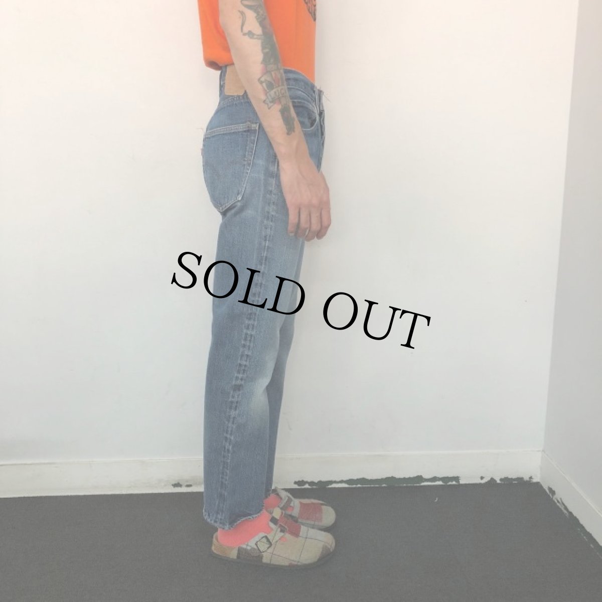 画像4: 70's LEVI'S 501 66前期 デニムパンツ W29 (4)