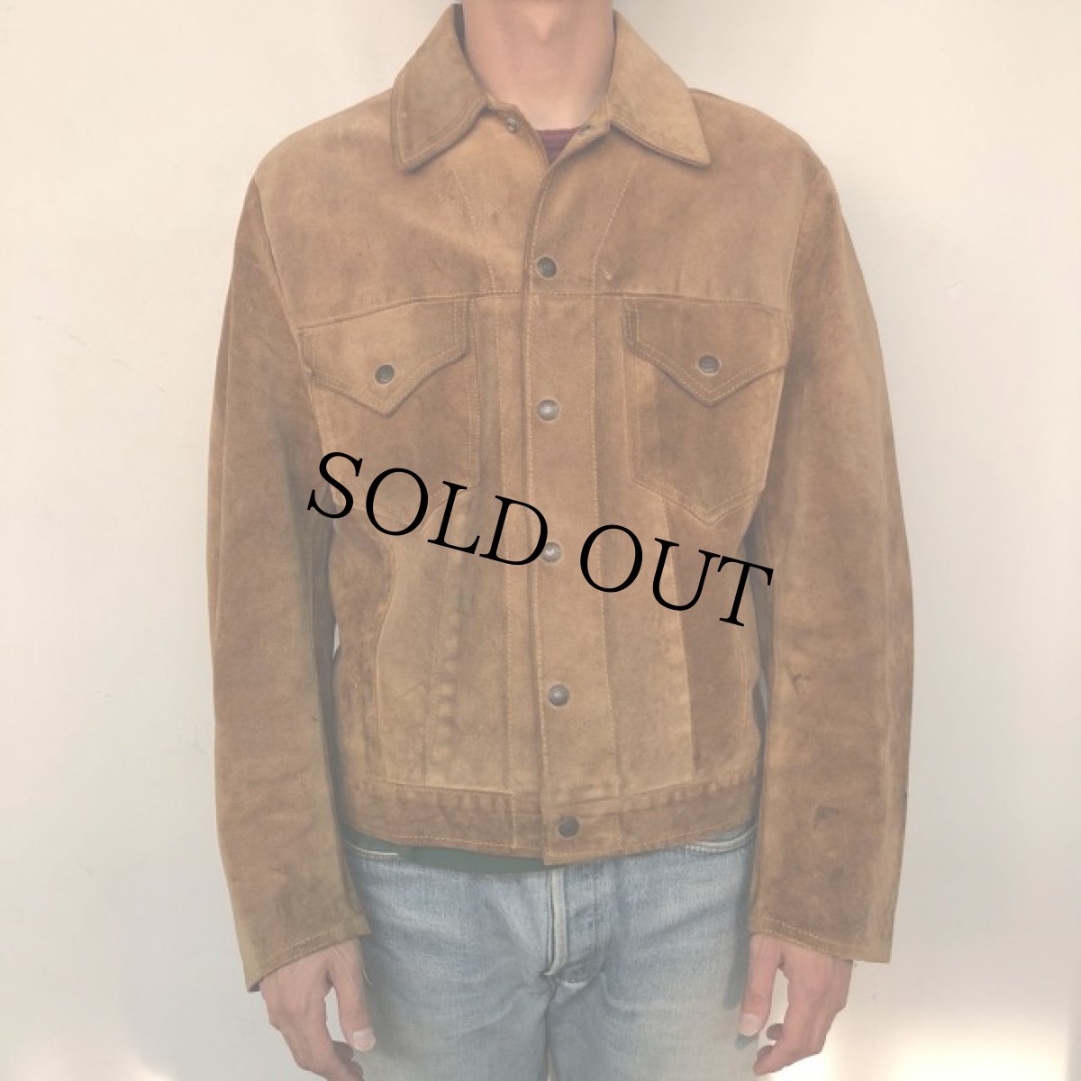 画像3: 60's〜 Levi's 3rd Type スエードジャケット 40 (3)