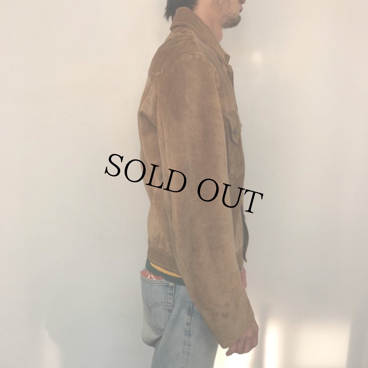 画像4: 60's〜 Levi's 3rd Type スエードジャケット 40 (4)