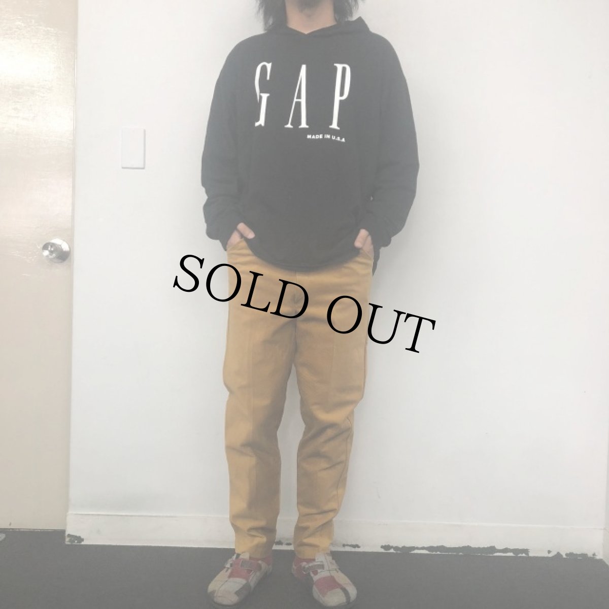 画像5: 70's コーデュロイ テーパードパンツ W35 (5)