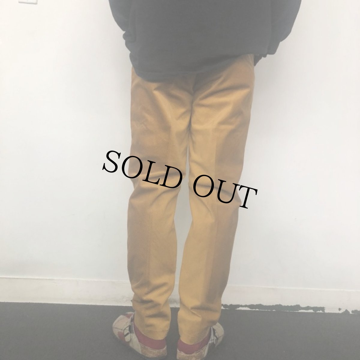 画像4: 70's コーデュロイ テーパードパンツ W35 (4)