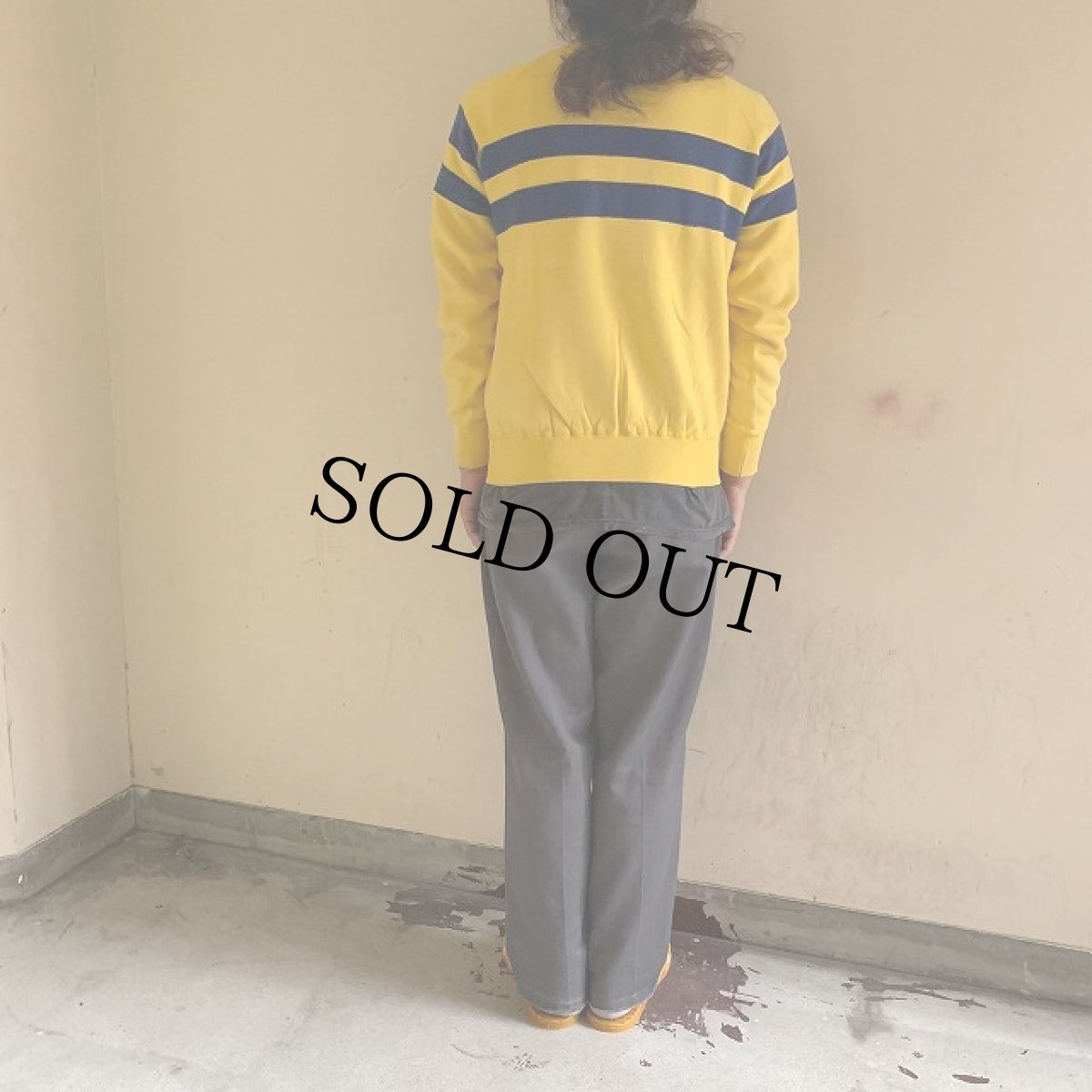 画像4: Polo by Ralph Lauren ユニバッチ付き 前Vスウェット XL (4)