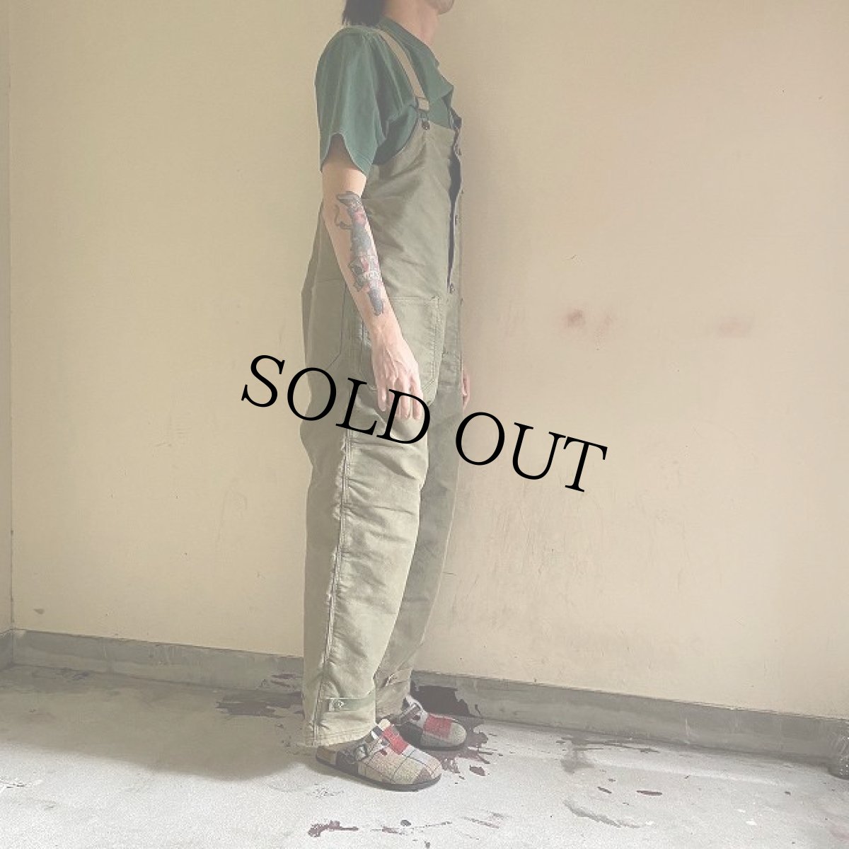 画像4: 40's US.NAVY N-1 デッキパンツ ステンシル入り SMALL (4)