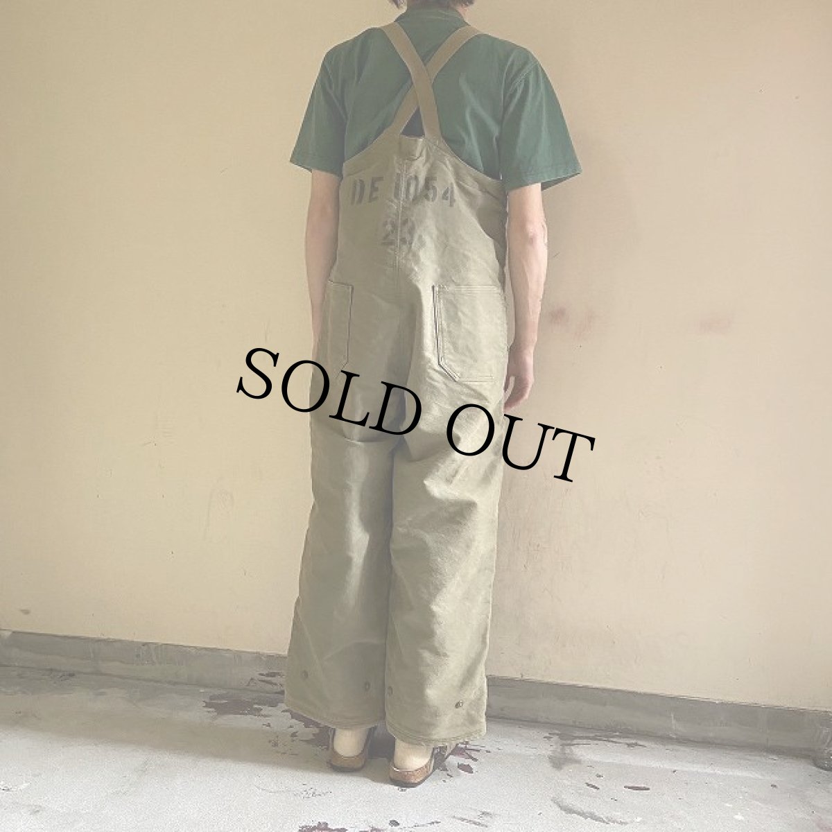 画像5: 40's US.NAVY N-1 デッキパンツ ステンシル入り SMALL (5)