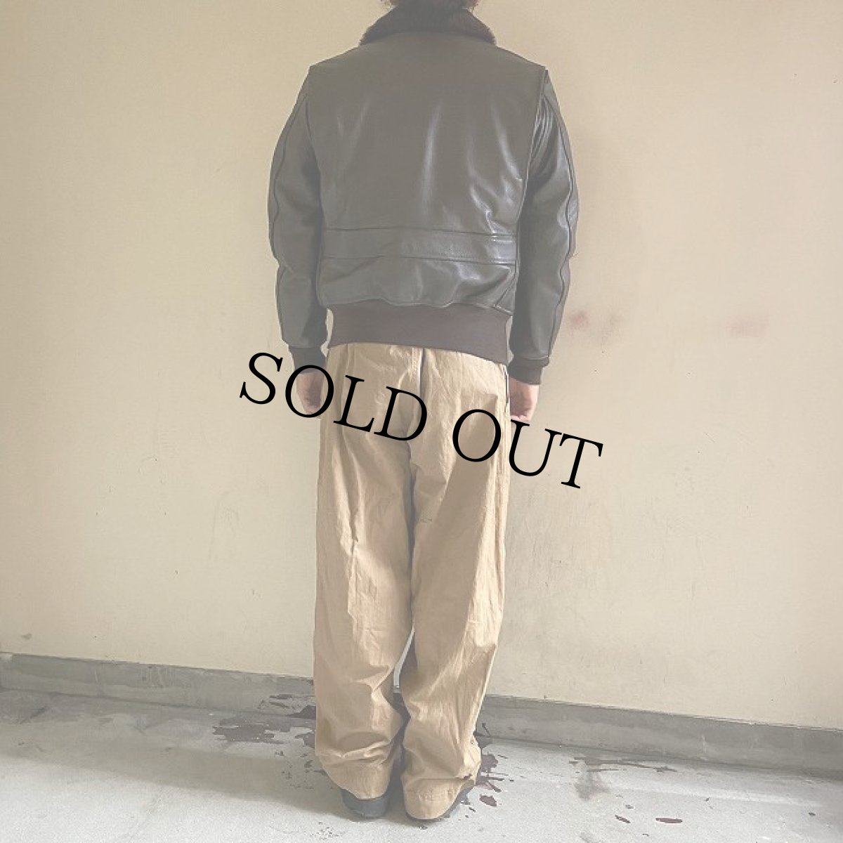 画像4: 60's U.S.NAVY G-1 フライトジャケット size36 (4)