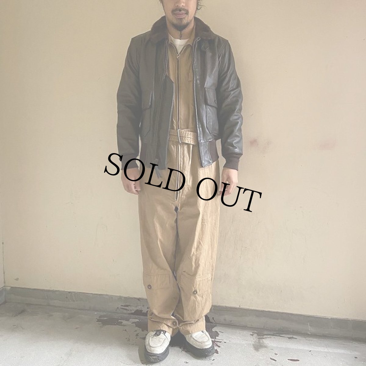 画像2: 60's U.S.NAVY G-1 フライトジャケット size36 (2)