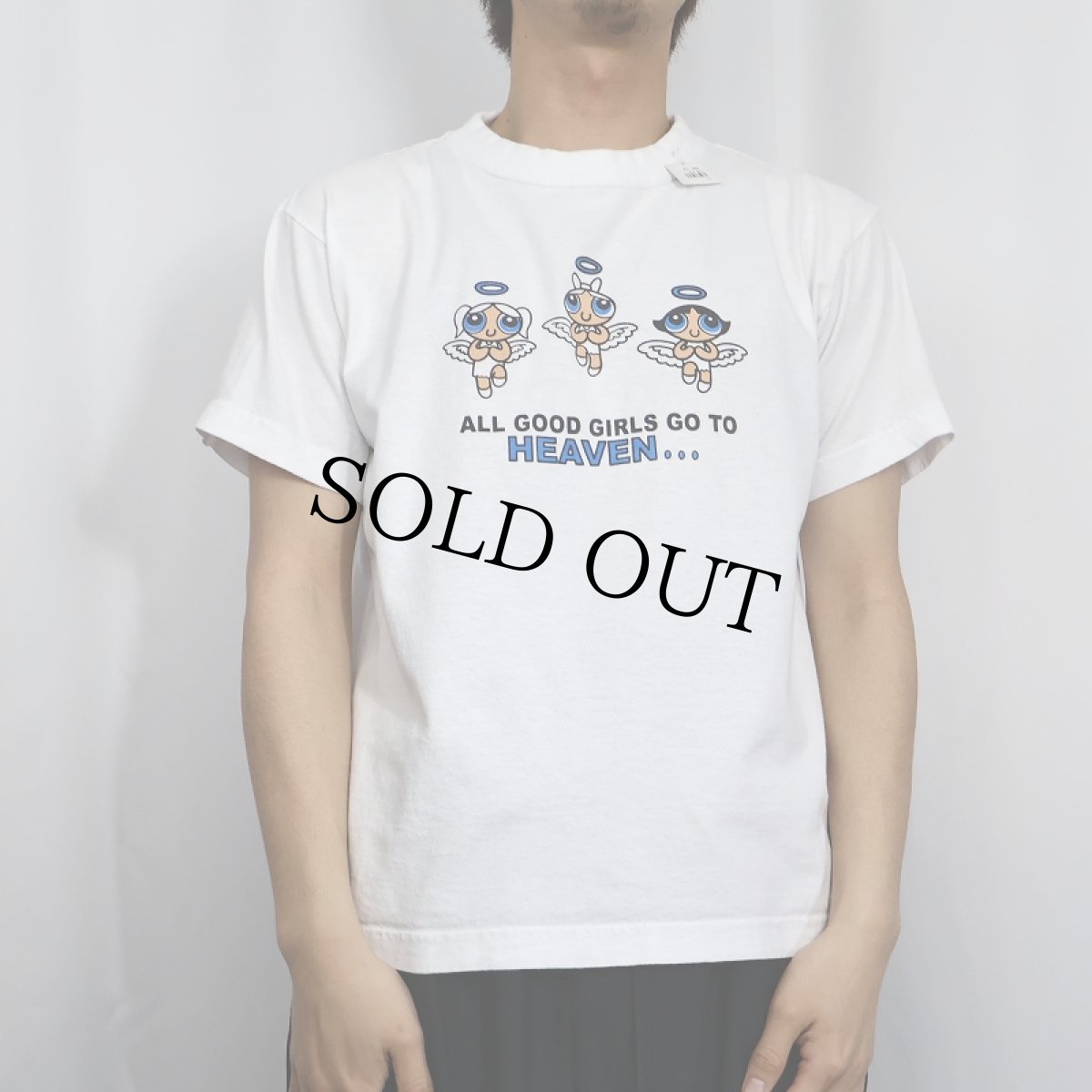 画像3: The Powerpuff Girls キャラクタープリントTシャツ M (3)