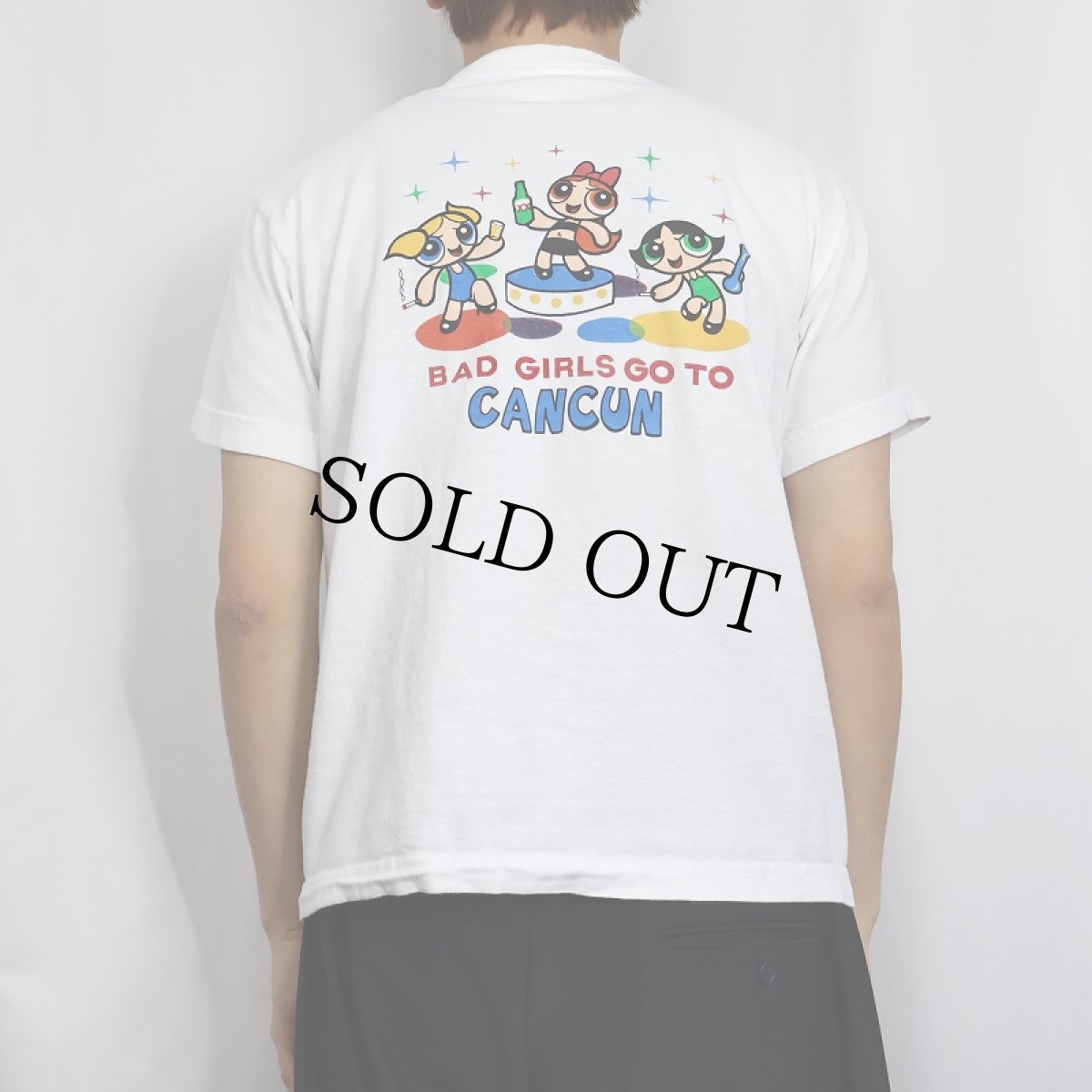 画像4: The Powerpuff Girls キャラクタープリントTシャツ M (4)