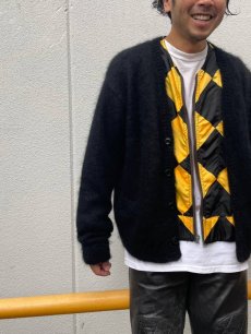 画像3: Feeet別注 STRANGE TRIP "MIX MOHAIR CARDIGAN" BLACK×BLACK 【M】 (3)