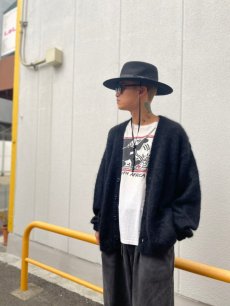 画像3: Feeet別注 STRANGE TRIP 2021AW "MIX MOHAIR CARDIGAN" BLACK×BLACK 【L】 (3)