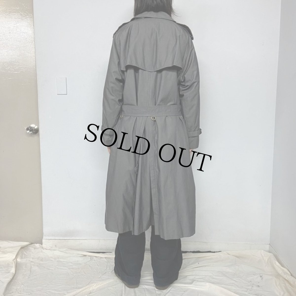 画像5: 80's〜 Burberrys ENGLAND製 ライナー付き 一枚袖トレンチコート (5)