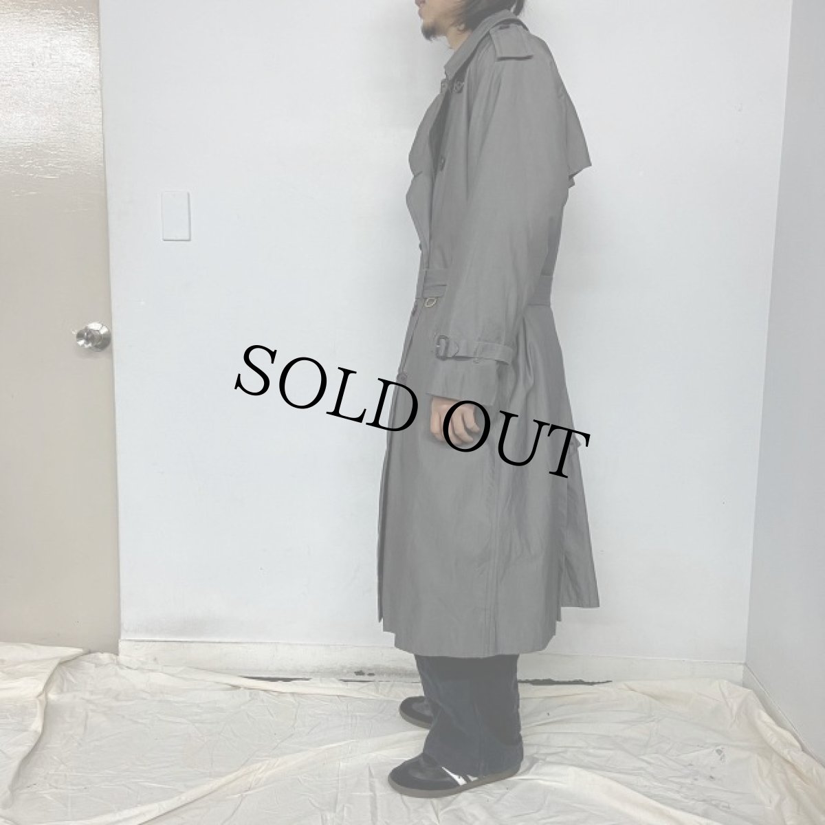 画像6: 80's〜 Burberrys ENGLAND製 ライナー付き 一枚袖トレンチコート (6)