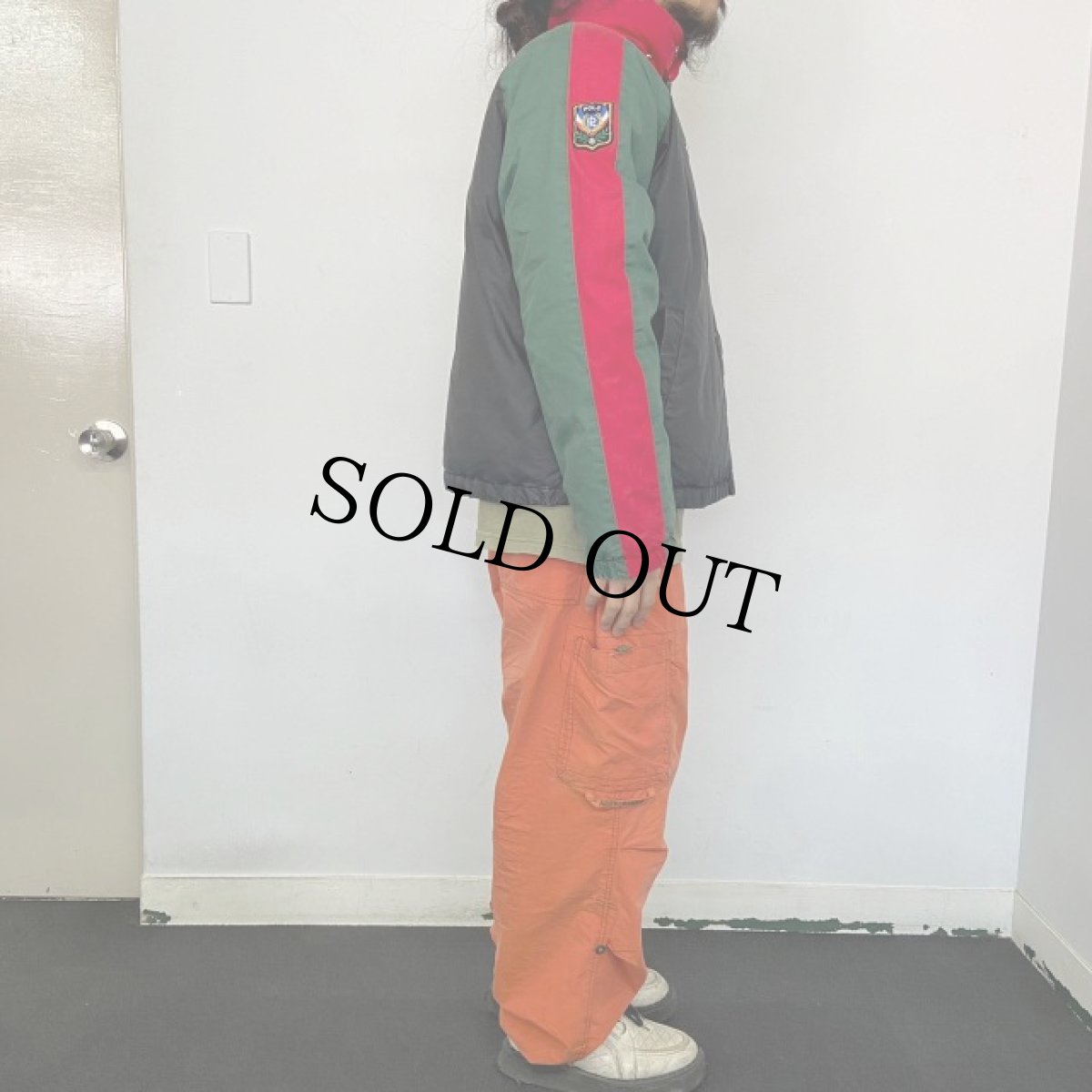 画像3: POLO Ralph Lauren ユニバッチ付き コットンポプリン ダウンジャケット L (3)