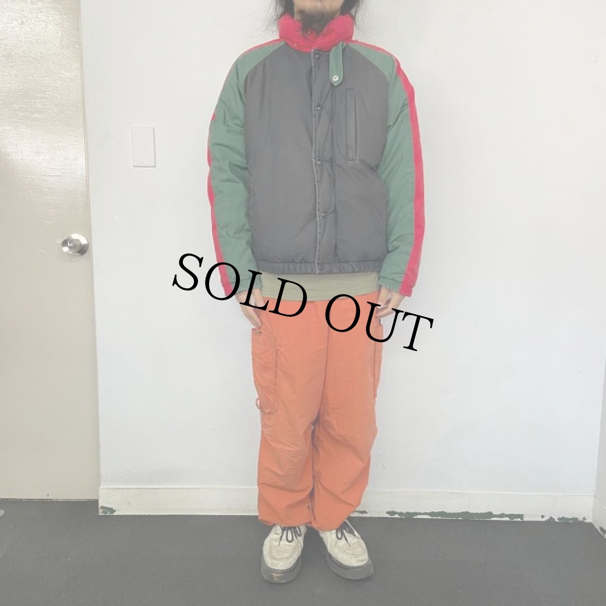 画像2: POLO Ralph Lauren ユニバッチ付き コットンポプリン ダウンジャケット L (2)