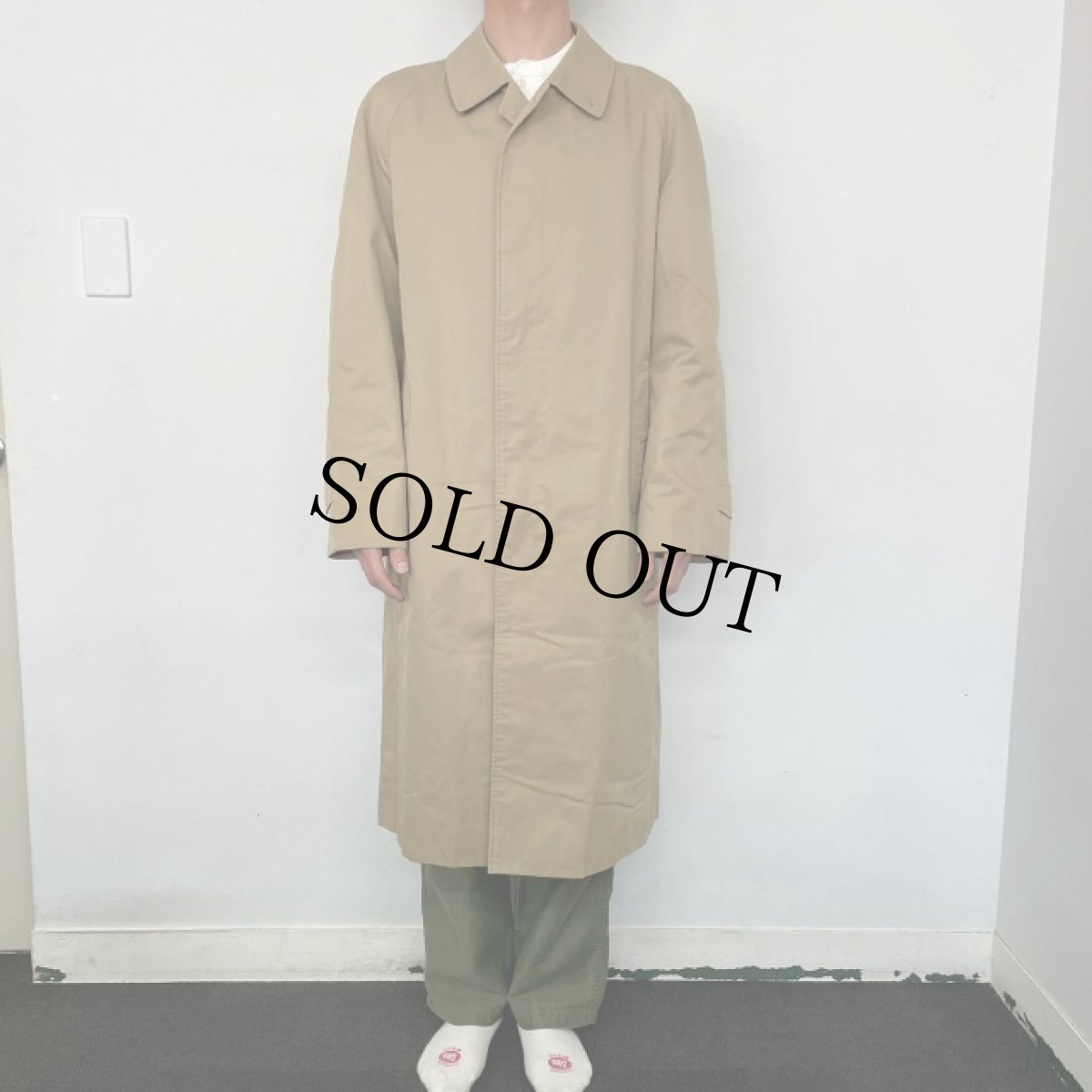 画像4: 〜90's Burberrys ENGLAND製 ステンカラーコート (4)
