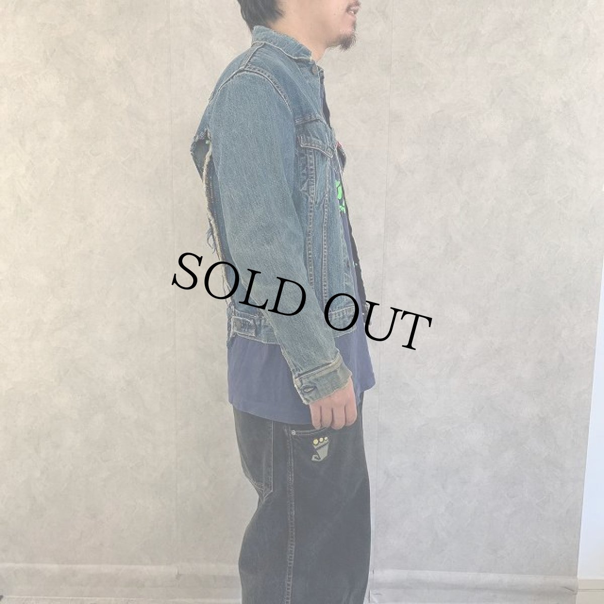 画像3: 60〜70's LEVI'S 70505 BIGE 4th デニムジャケット (3)