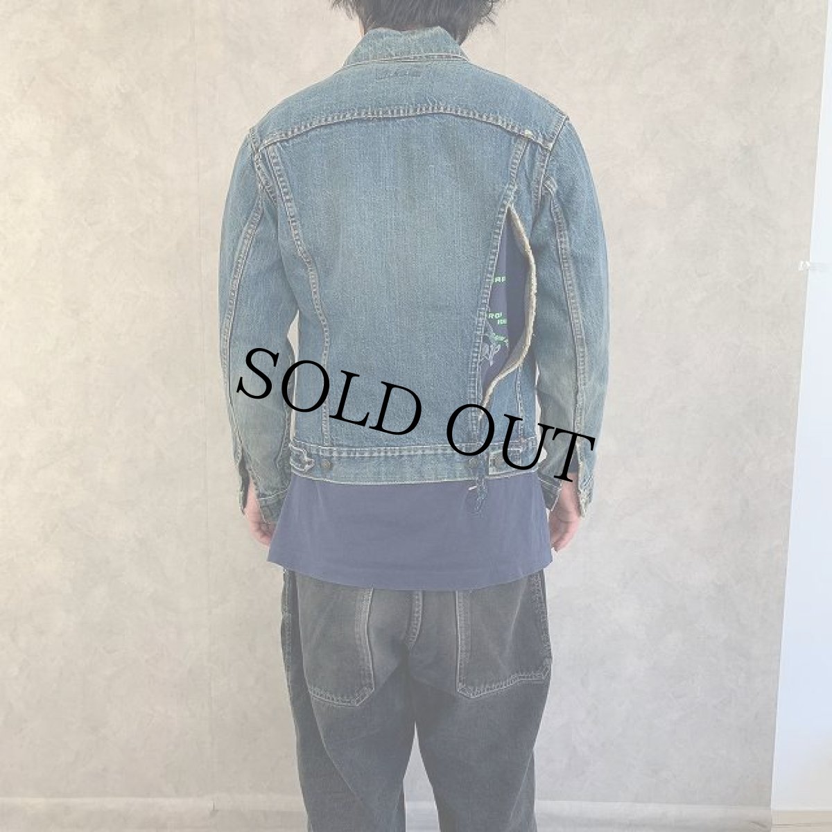 画像4: 60〜70's LEVI'S 70505 BIGE 4th デニムジャケット (4)