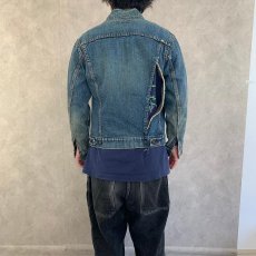 画像4: 60〜70's LEVI'S 70505 BIGE 4th デニムジャケット (4)