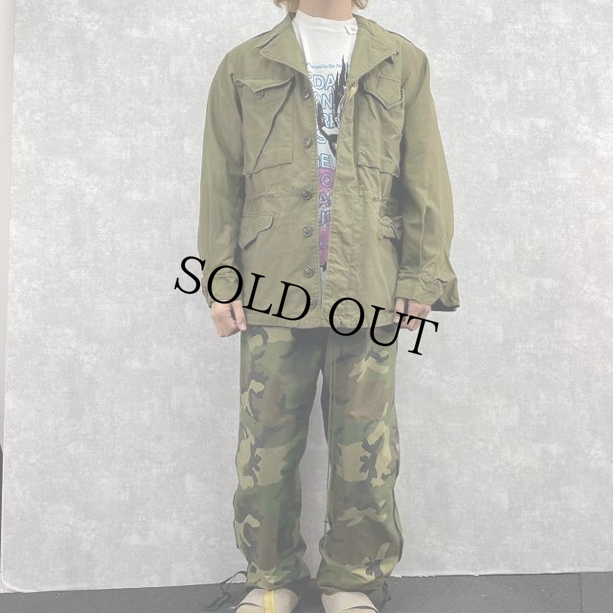 画像2: 40's U.S.ARMY M-43 フィールドジャケット 36R (2)