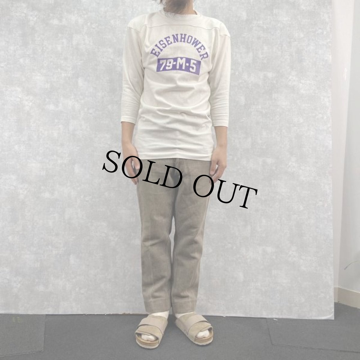 画像2: 40's〜 LE BON PICARD  ユーロ クティワークパンツ W32 (2)