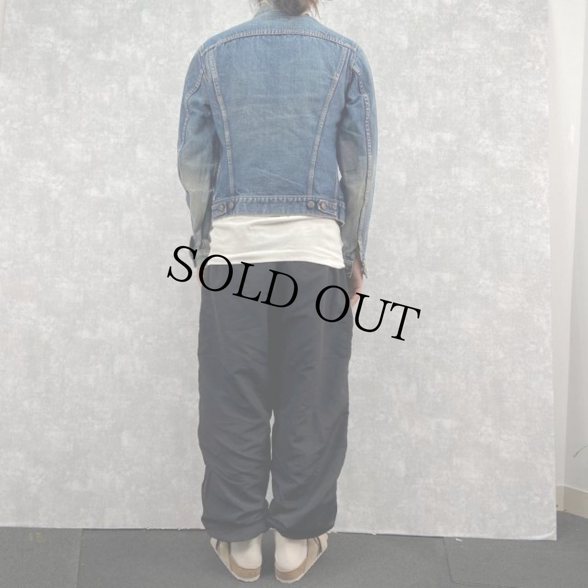 画像4: 60's LEVI'S 70505 BIGE USA製 デニムジャケット (4)