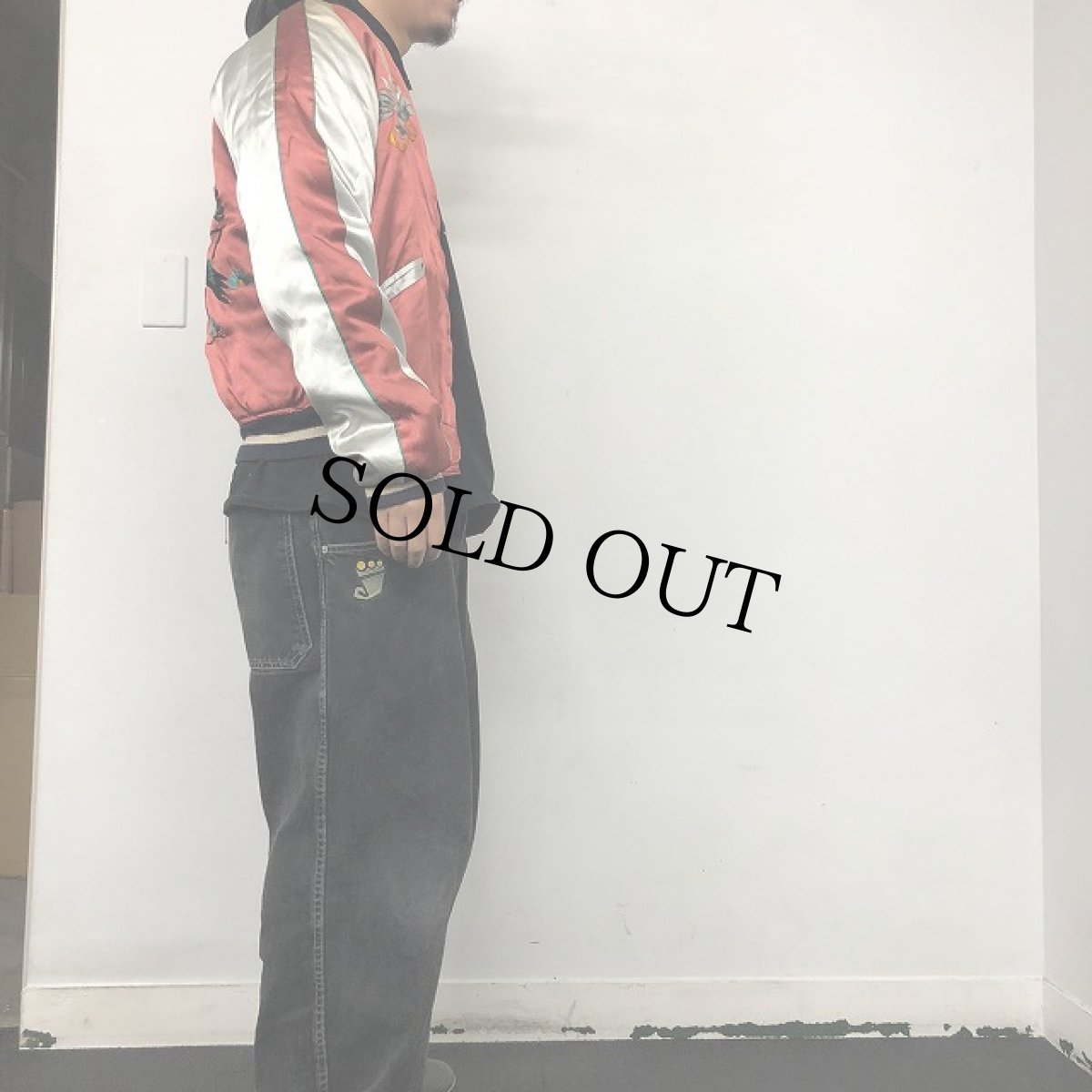 画像6: 50's "Japan" 富士山 サテンスーベニアジャケット (6)