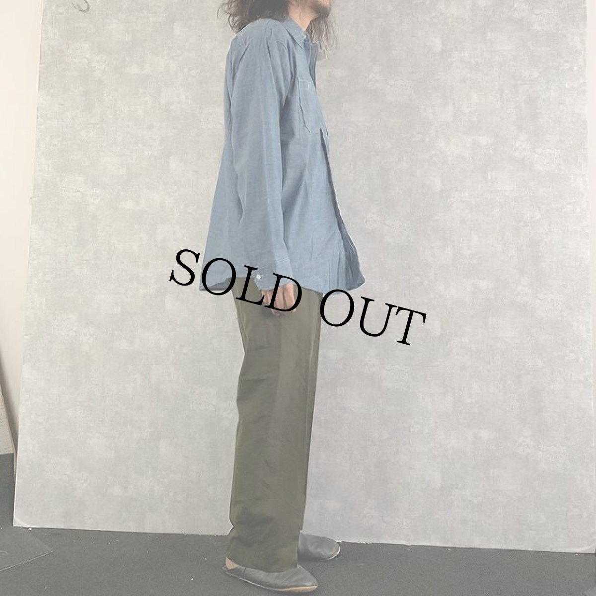 画像3: 60〜70's WASHINGTON DEE CEE USA製 シャンブレーシャツ DEADSTOCK (3)