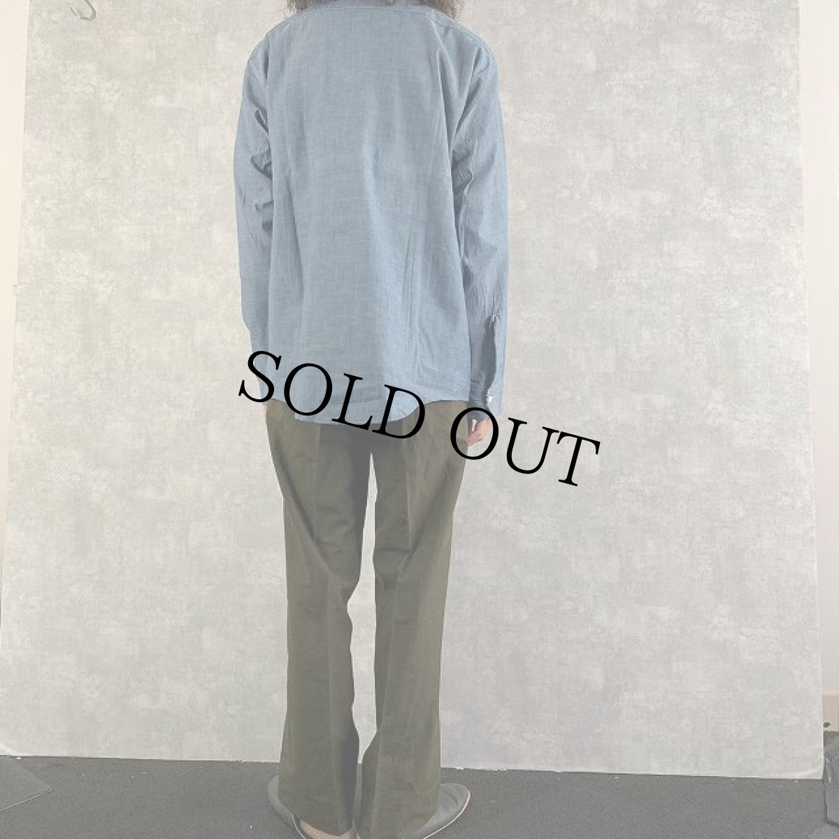 画像4: 60〜70's WASHINGTON DEE CEE USA製 シャンブレーシャツ DEADSTOCK (4)